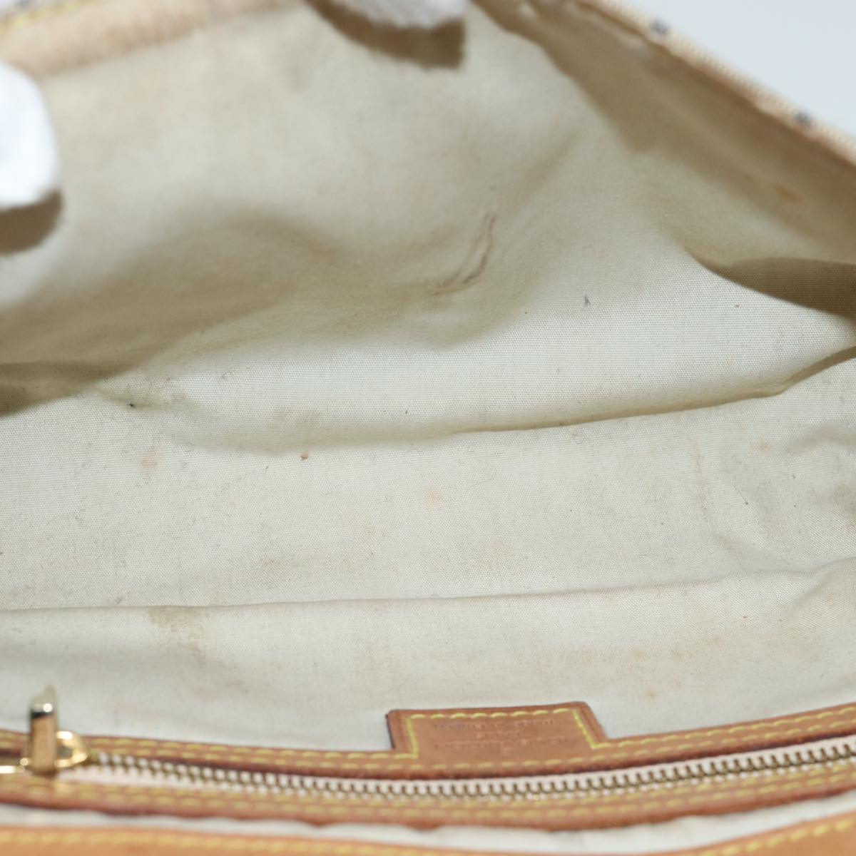 LOUIS VUITTON Monogram Mini Camille Chain Shoulder Bag Blue M92002 LV 70009