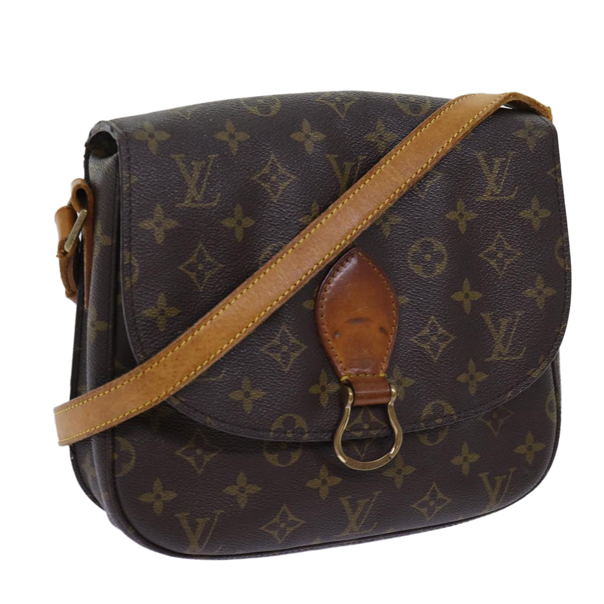 LOUIS VUITTON Monogram Saint Cloud GM Shoulder Bag M51242 LV 70010