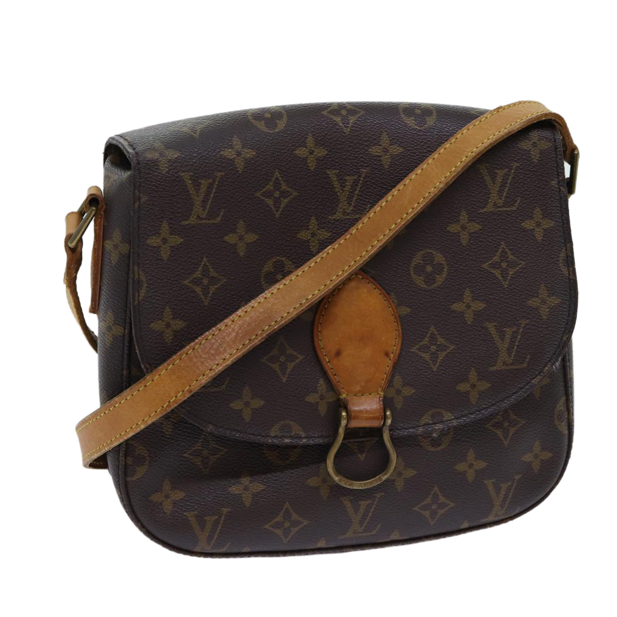 LOUIS VUITTON Monogram Saint Cloud GM Shoulder Bag M51242 LV 70011