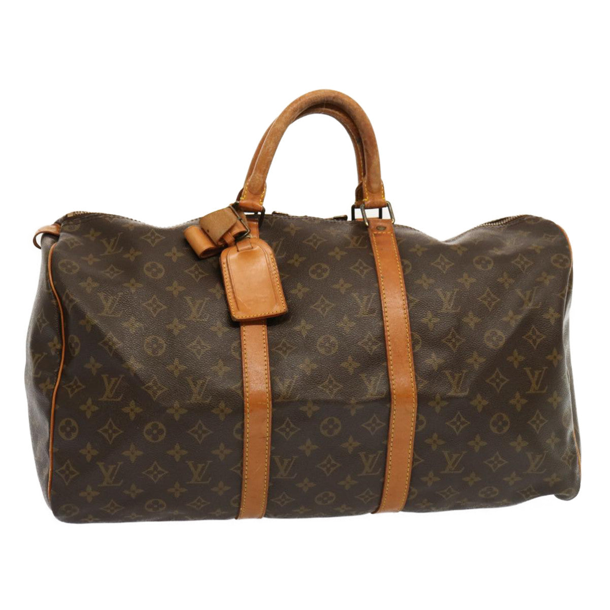LOUIS VUITTON Monogram Keepall 50 Boston Bag M41426 LV 70015