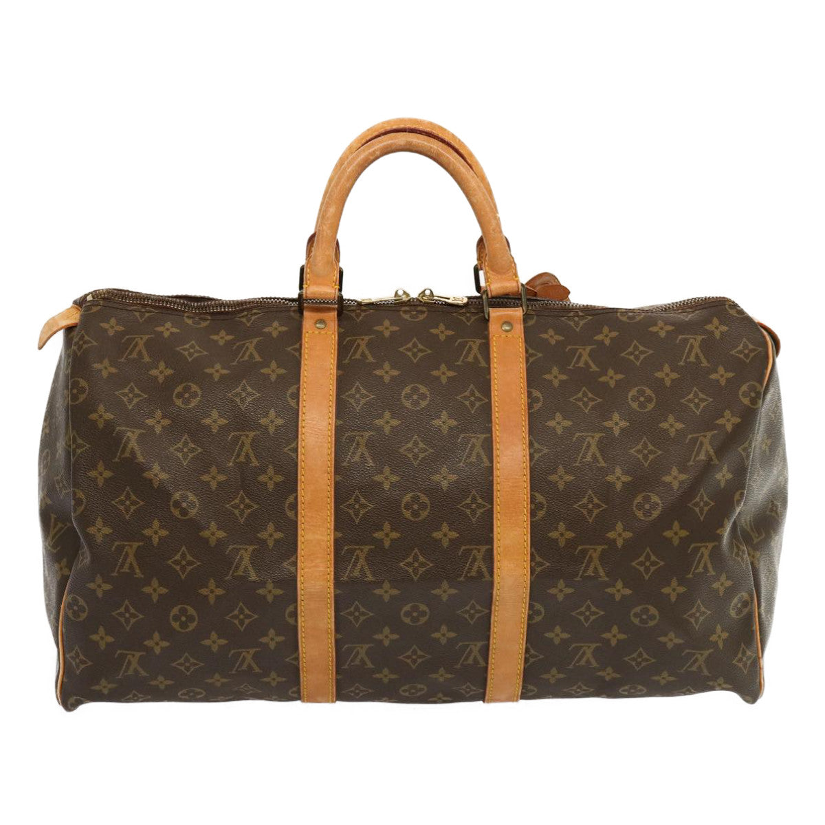 LOUIS VUITTON Monogram Keepall 50 Boston Bag M41426 LV 70016
