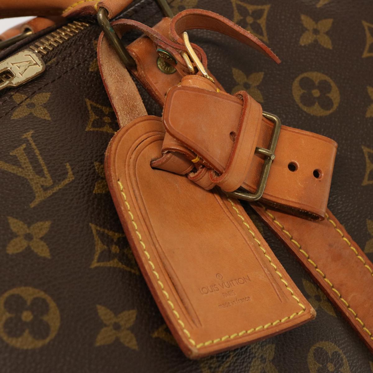 LOUIS VUITTON Monogram Keepall 60 Boston Bag M41422 LV 70017