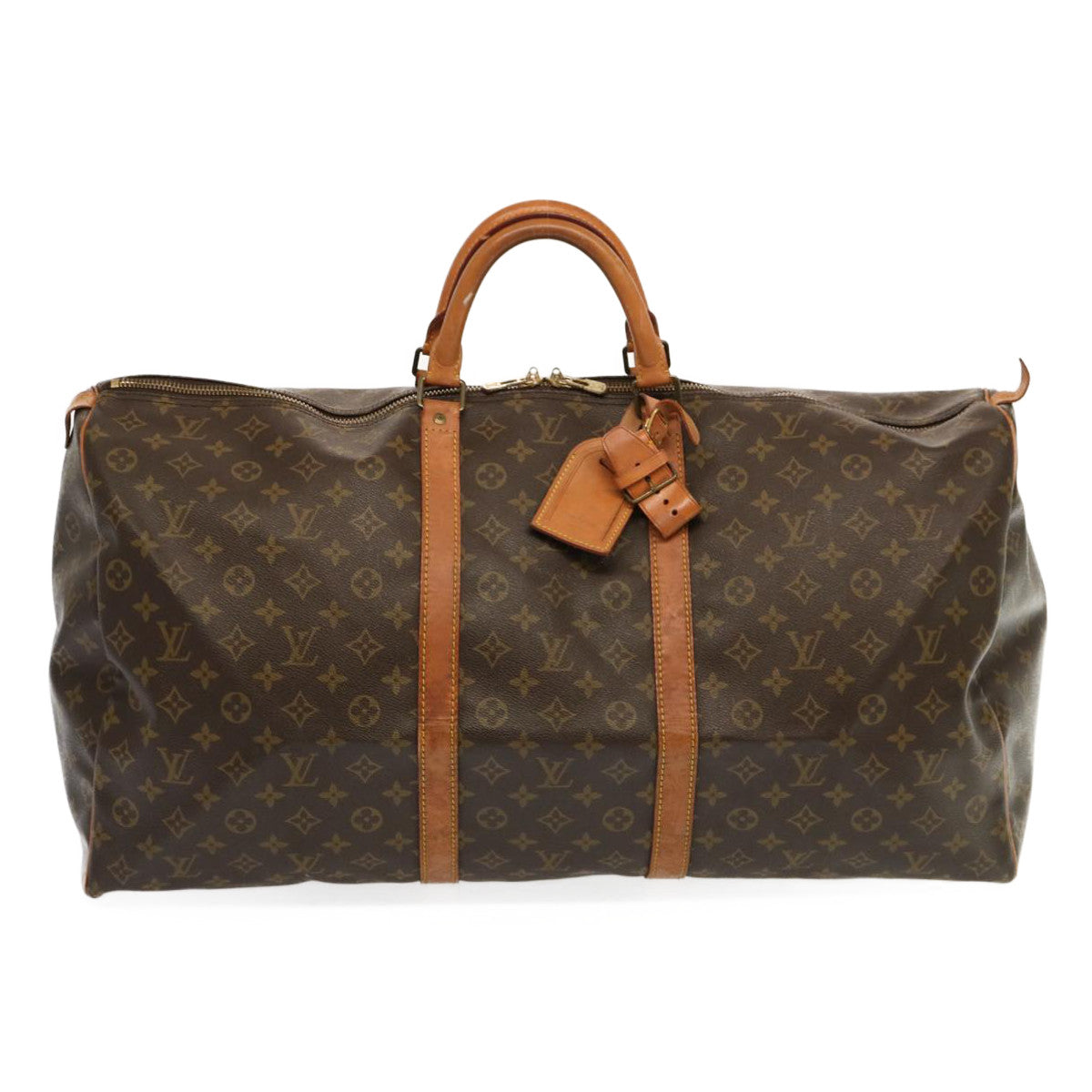 LOUIS VUITTON Monogram Keepall 60 Boston Bag M41422 LV 70017