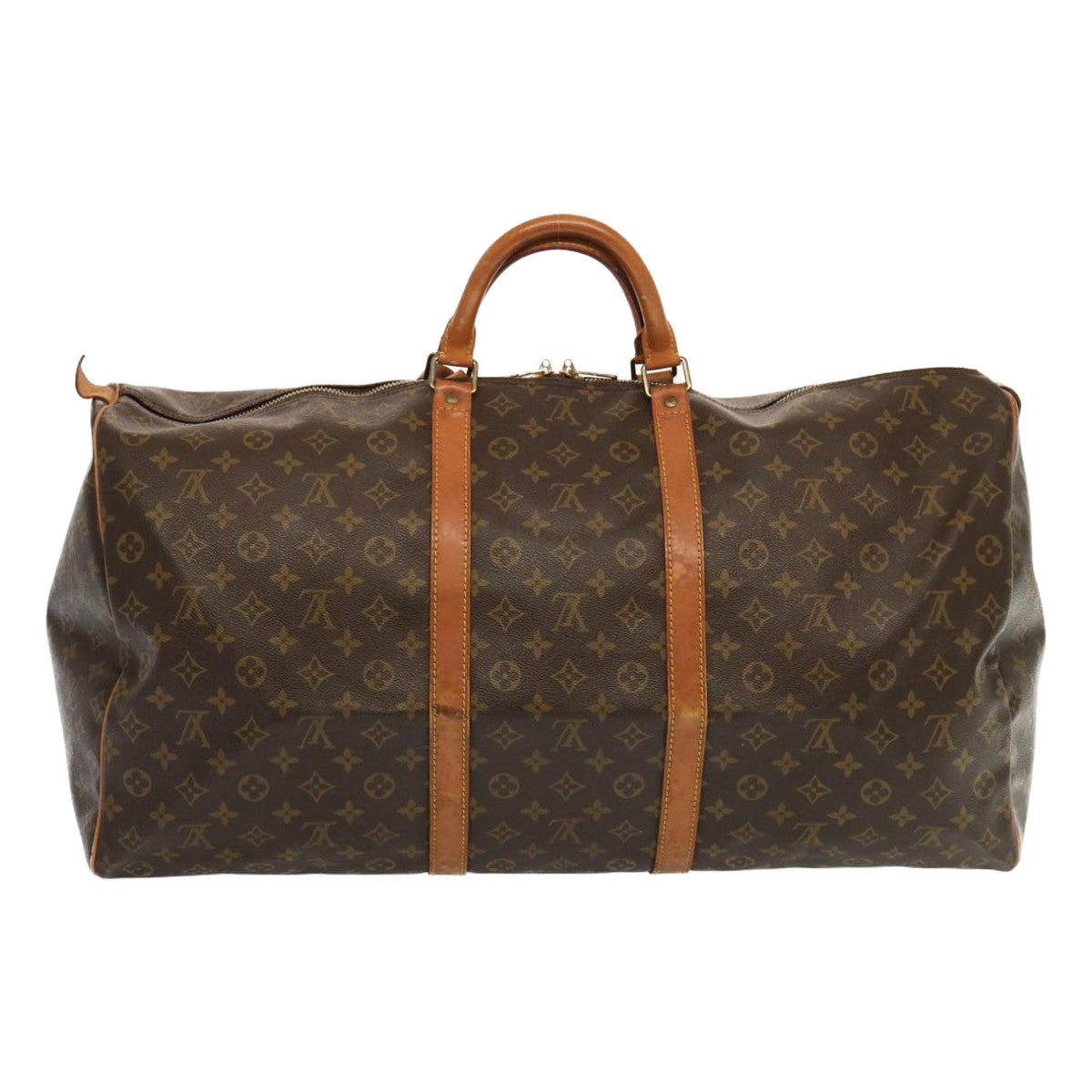 LOUIS VUITTON Monogram Keepall 60 Boston Bag M41422 LV 70017
