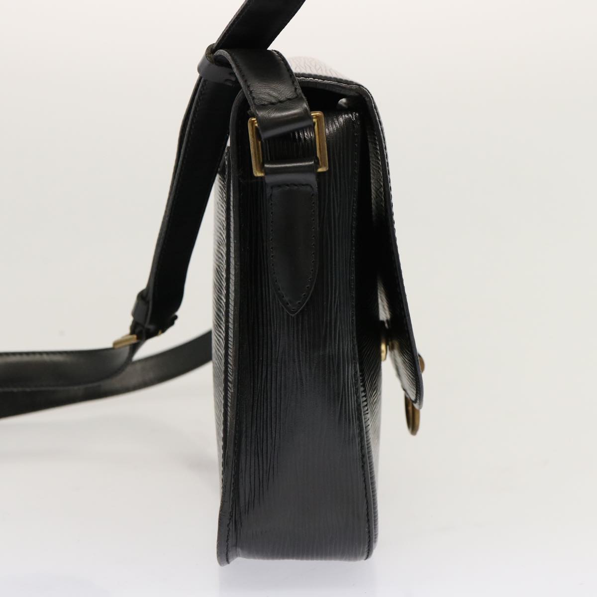 LOUIS VUITTON Epi Saint Cloud GM Shoulder Bag Black M52192 LV 70022