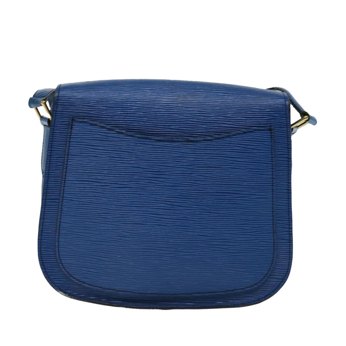 LOUIS VUITTON Epi Saint Cloud GM Shoulder Bag Blue M52195 LV 70023