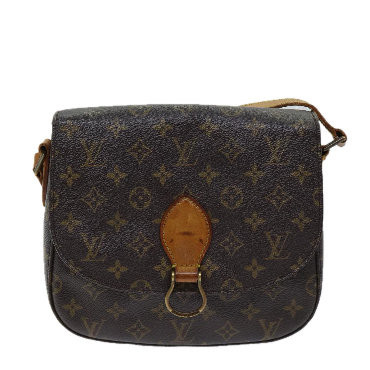 LOUIS VUITTON Monogram Saint Cloud GM Shoulder Bag M51242 LV 70026