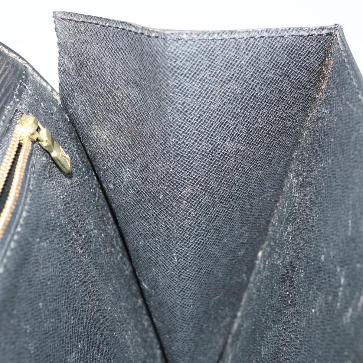 LOUIS VUITTON Epi Monceau 28 Hand Bag Black M52122 LV 70033