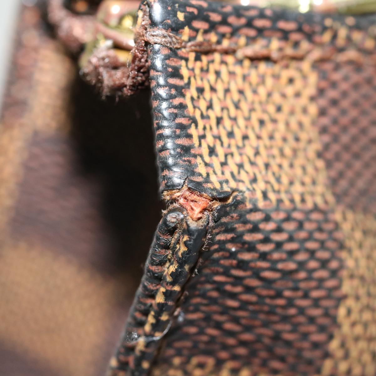 LOUIS VUITTON Damier Ebene Poche Toilette 26 Pouch N47543 LV 70037