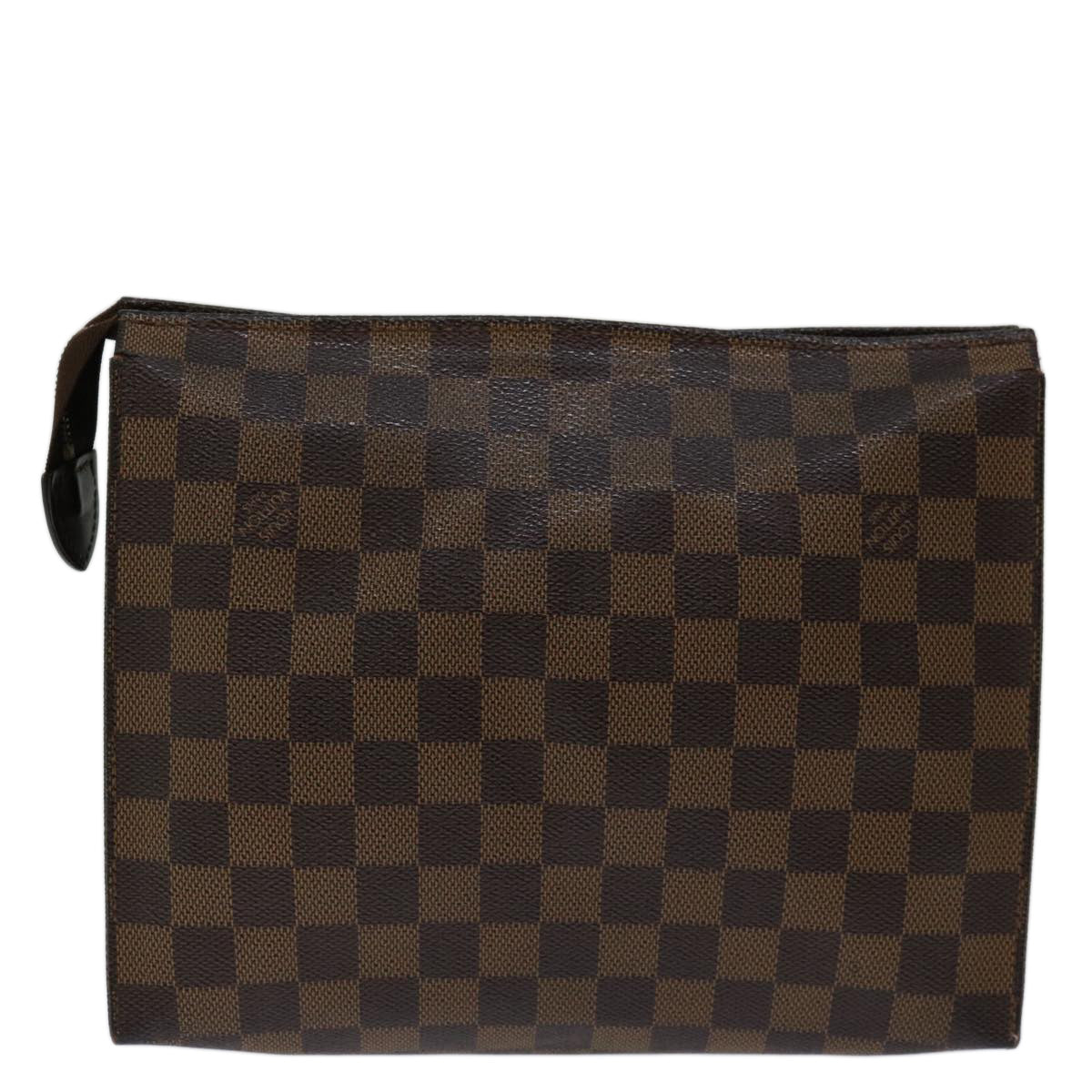 LOUIS VUITTON Damier Ebene Poche Toilette 26 Pouch N47543 LV 70037