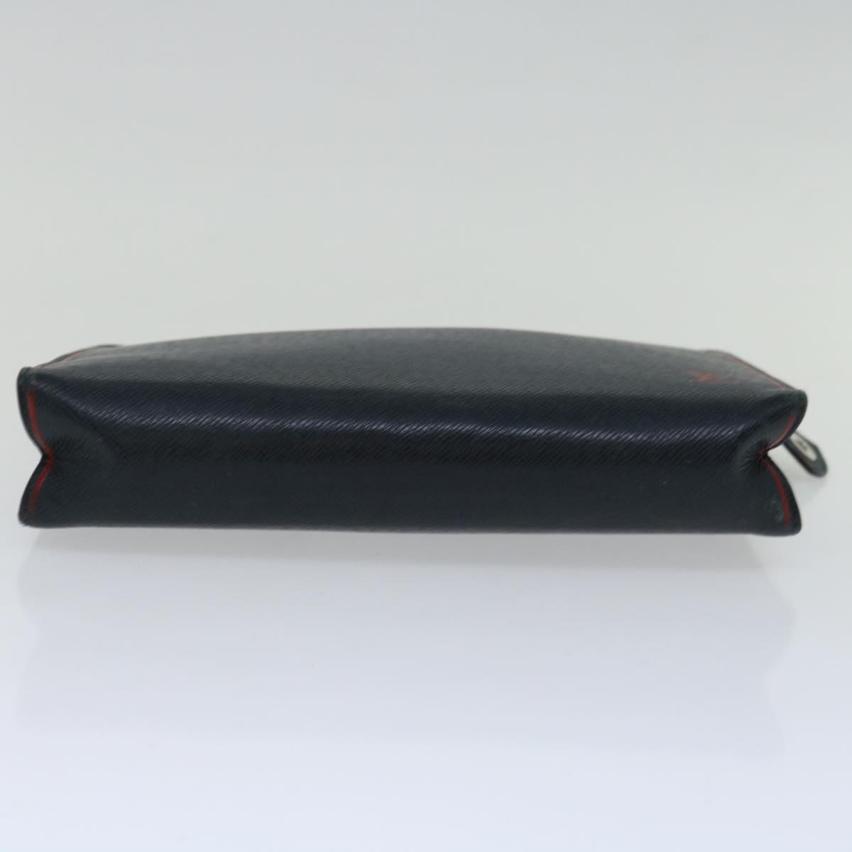 LOUIS VUITTON Taiga Pochette Voyager MM Clutch Bag Blue Marine M63394 70038