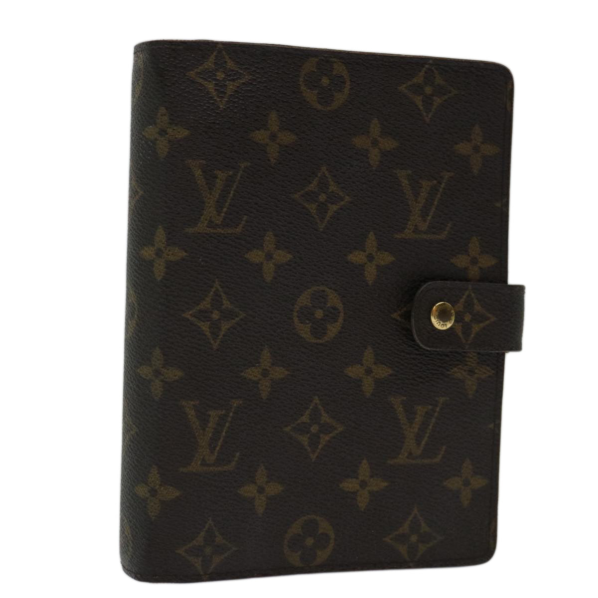 LOUIS VUITTON Monogram Agenda MM Day Planner Cover R20105 LV 70043