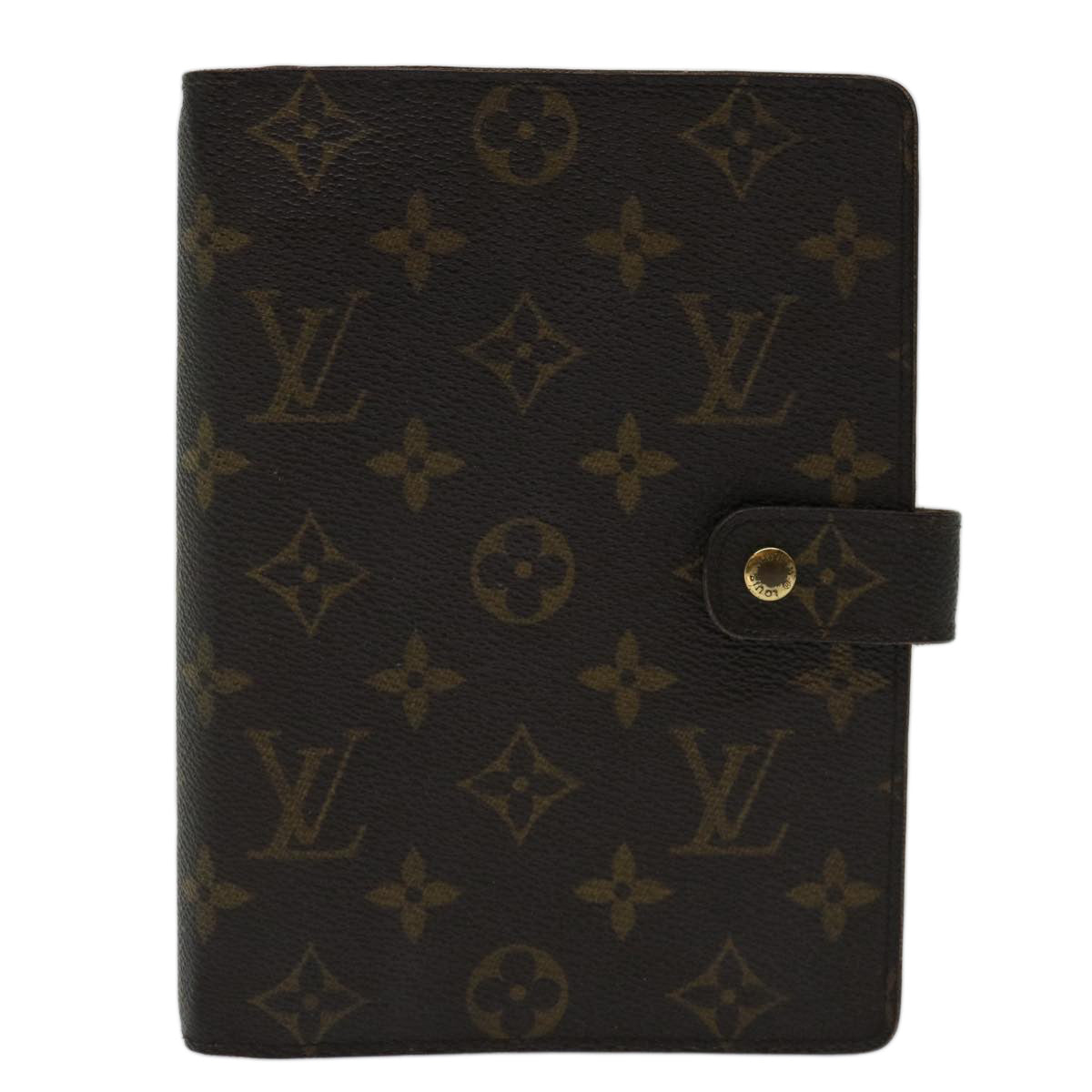 LOUIS VUITTON Monogram Agenda MM Day Planner Cover R20105 LV 70043