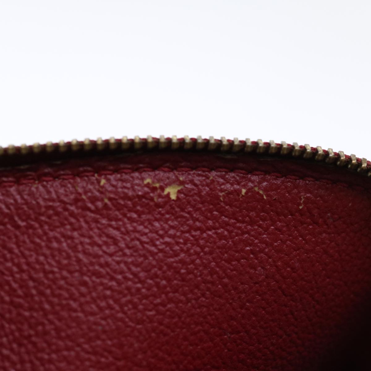 LOUIS VUITTON Vernis Rayure Pochette Cosmetic Pomme D'amour M91721 LV 70046