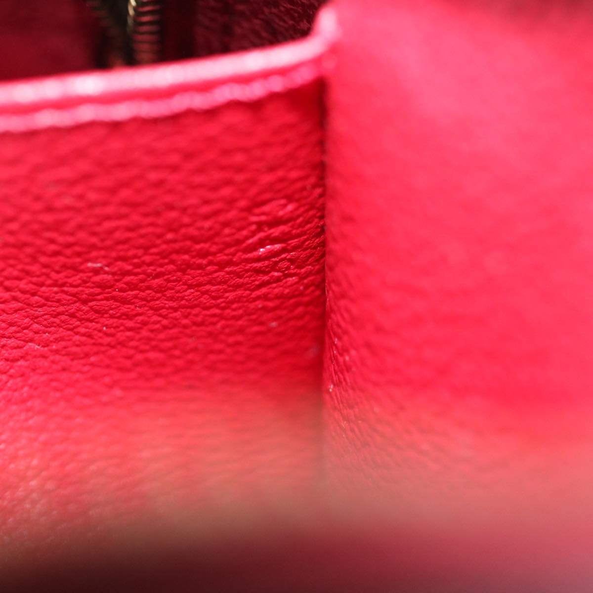 LOUIS VUITTON Vernis Rayure Pochette Cosmetic Pomme D'amour M91721 LV 70046