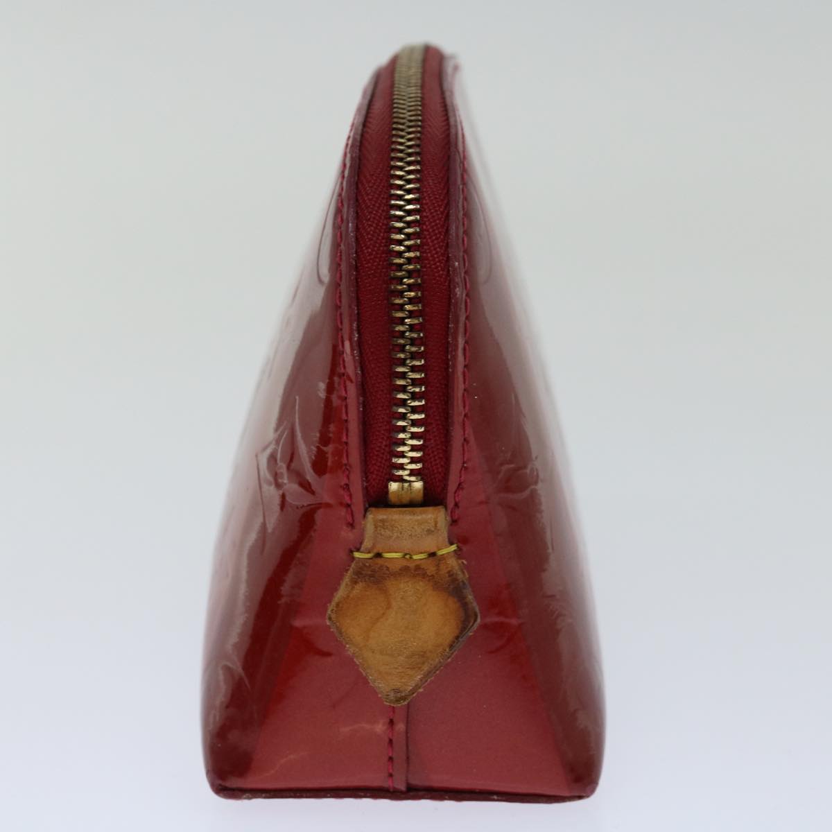 LOUIS VUITTON Vernis Rayure Pochette Cosmetic Pomme D'amour M91721 LV 70046