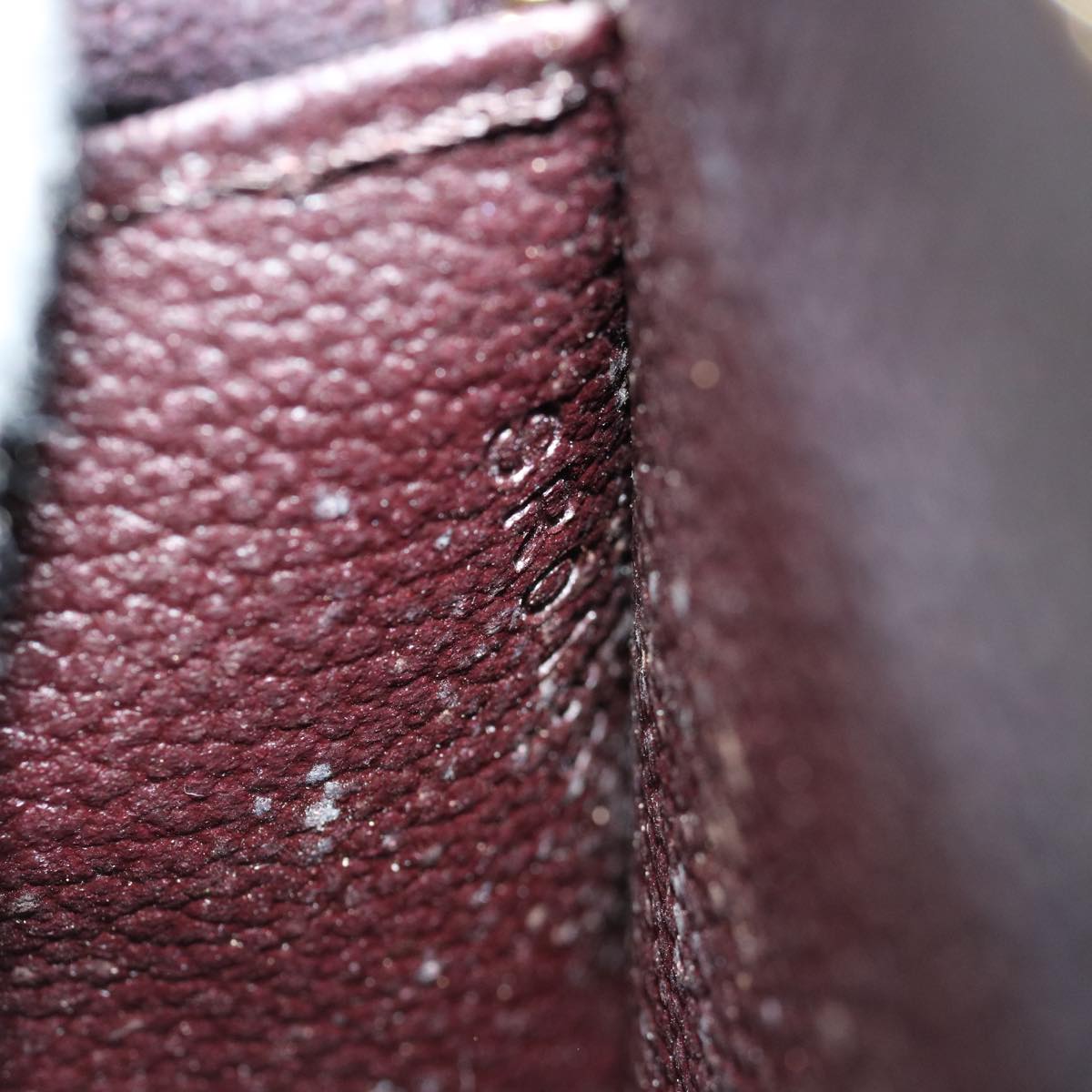 LOUIS VUITTON Monogram Vernis Pochette Cosmetic Pouch Amarante M91495 70047