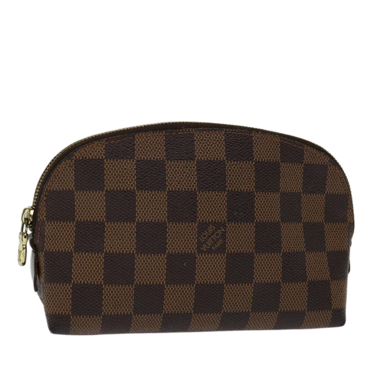 LOUIS VUITTON Damier Ebene Pochette Cosmetic PM Pouch N47516 LV 70048