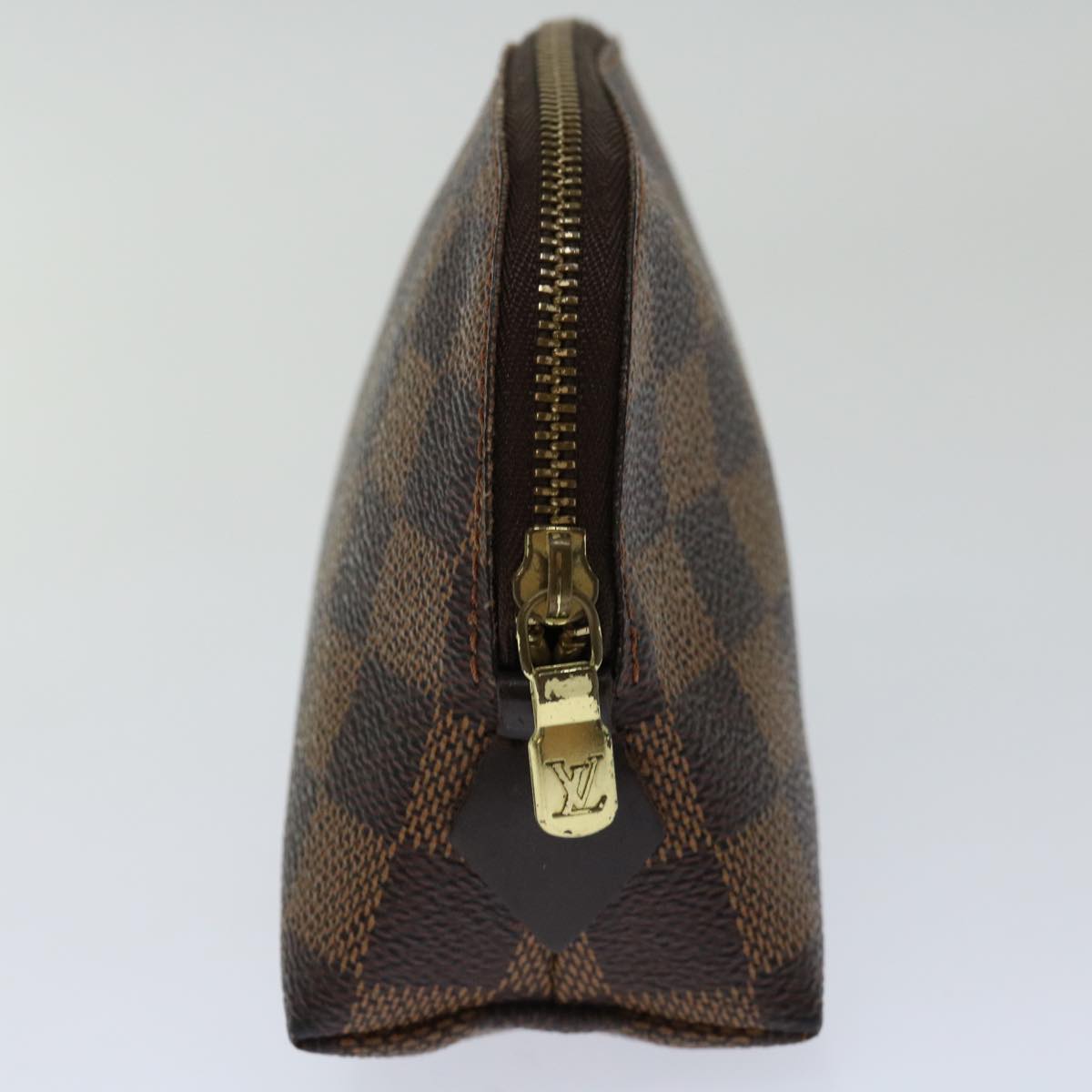 LOUIS VUITTON Damier Ebene Pochette Cosmetic PM Pouch N47516 LV 70048