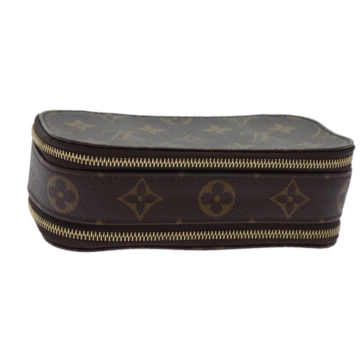 LOUIS VUITTON Monogram Trousse Brush PM Cosmetic Pouch M47510 LV 70050