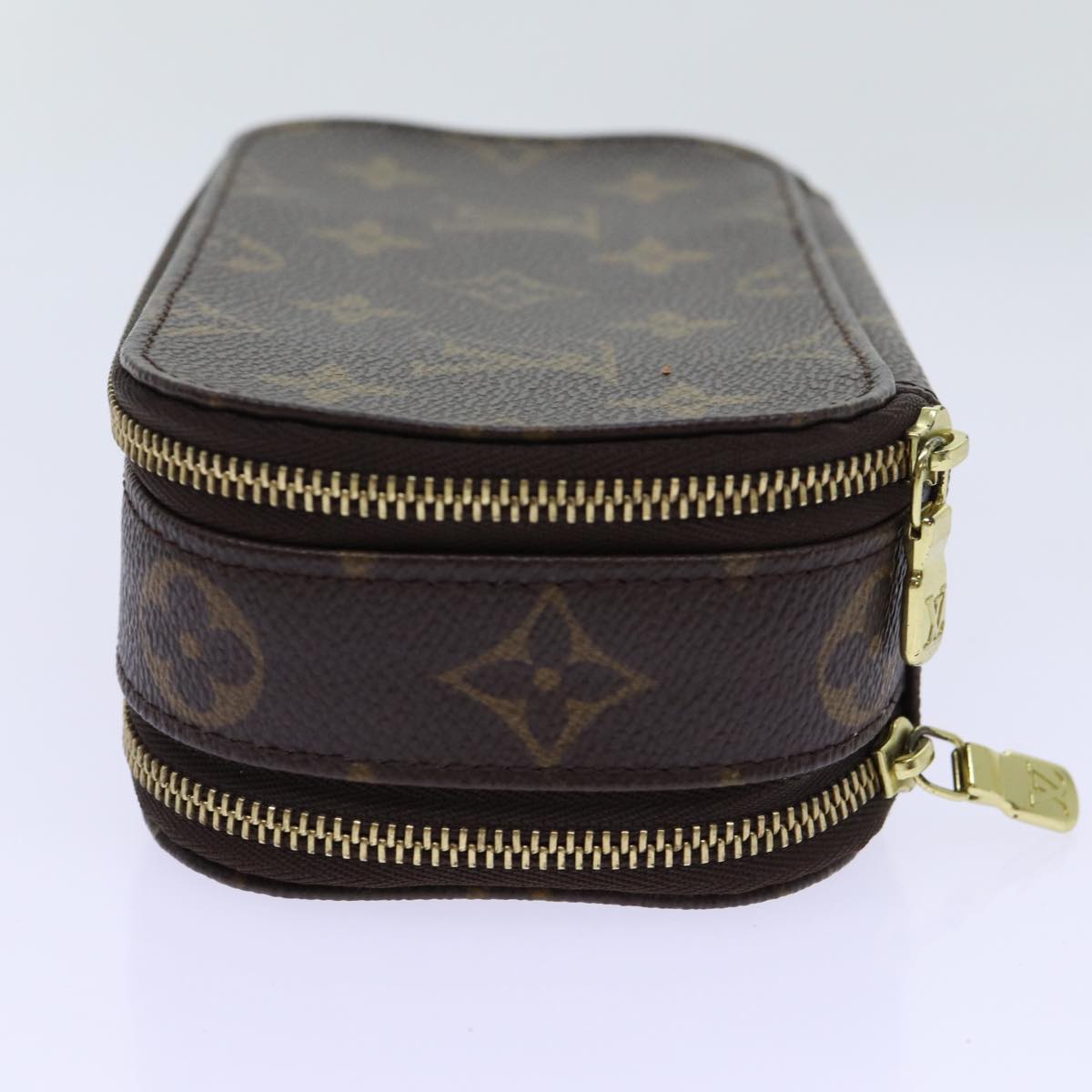 LOUIS VUITTON Monogram Trousse Brush PM Cosmetic Pouch M47510 LV 70050