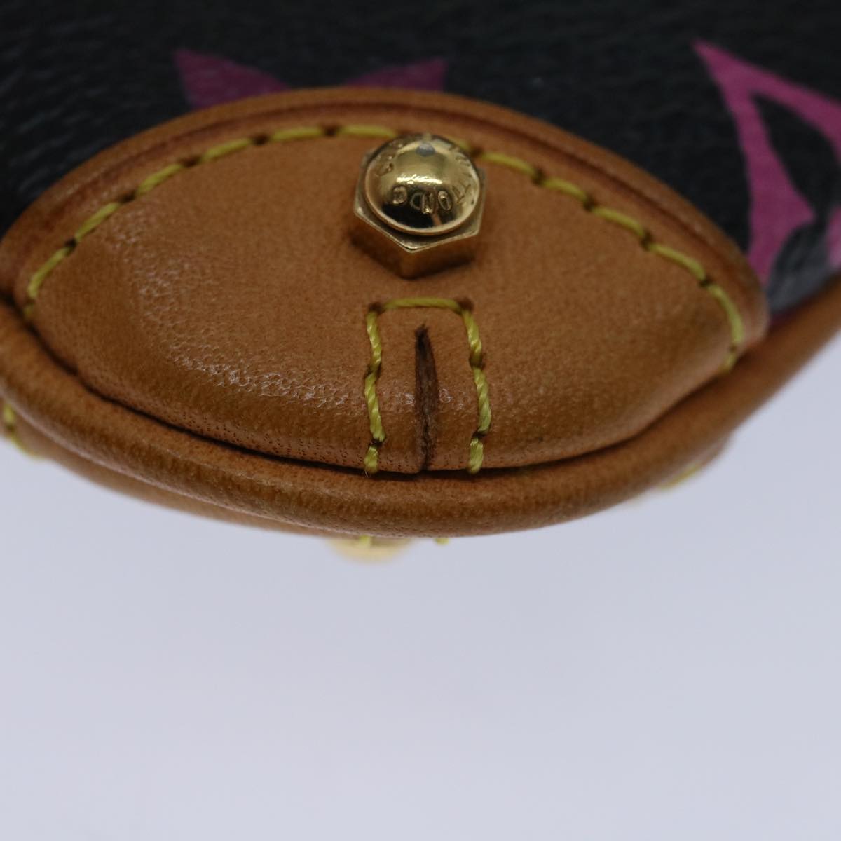 LOUIS VUITTON Multicolor Pochette Mira PM Pouch Black M60099 LV 70055A
