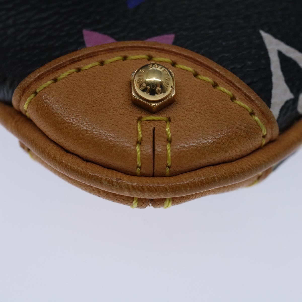 LOUIS VUITTON Multicolor Pochette Mira PM Pouch Black M60099 LV 70055A