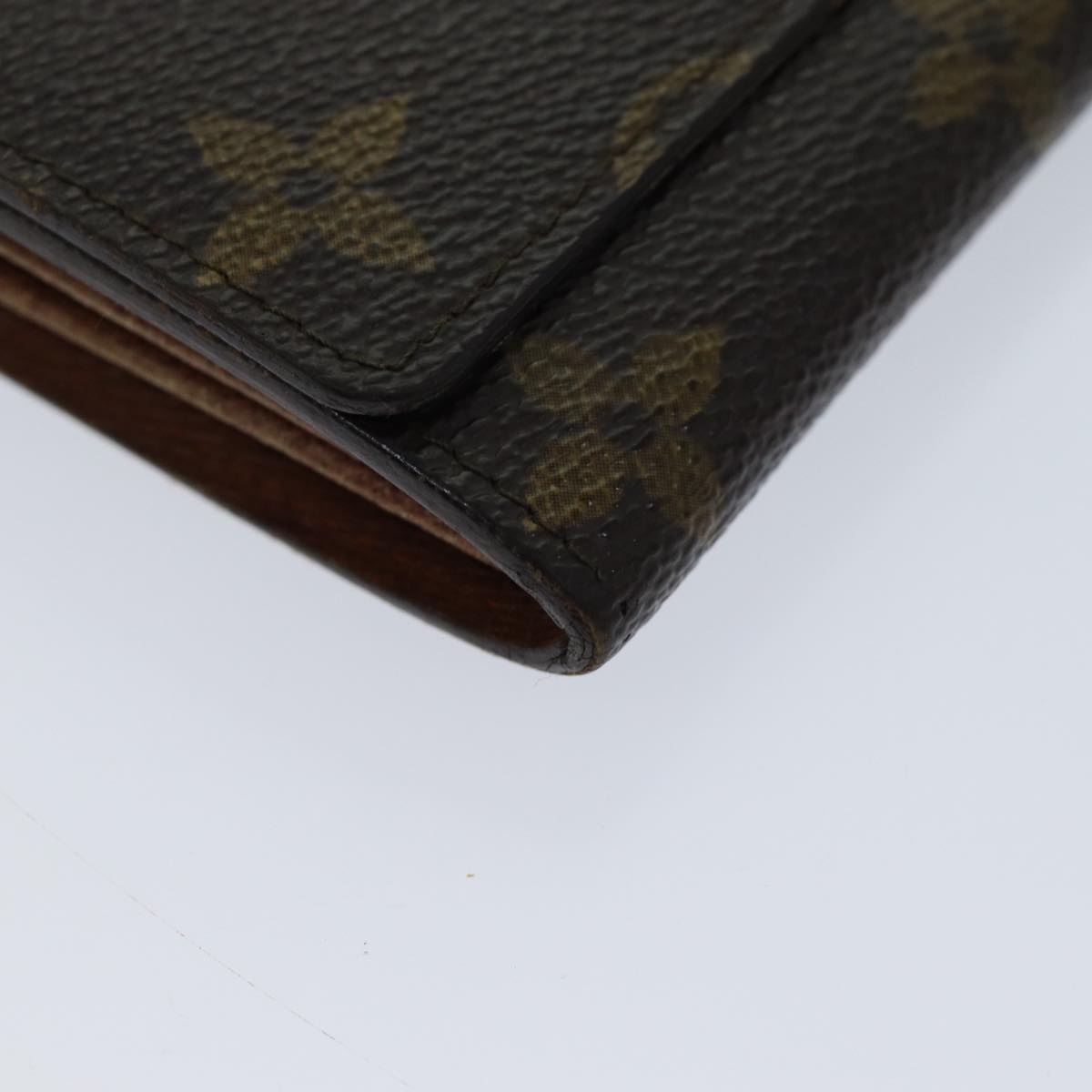 LOUIS VUITTON Monogram Porte Monnaie Billets Tresor Wallet M61730 LV 70058