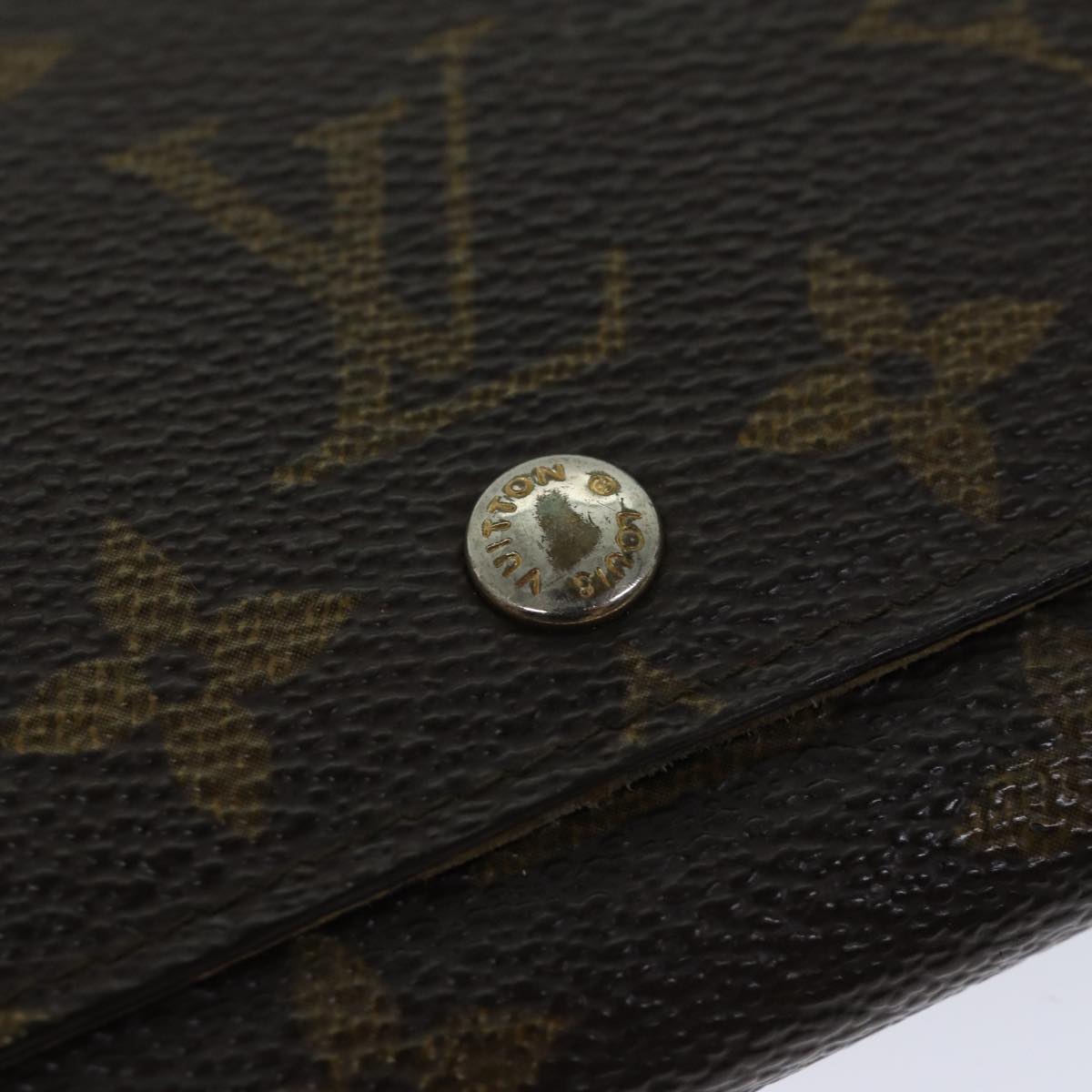 LOUIS VUITTON Monogram Porte Monnaie Billets Tresor Wallet M61730 LV 70058