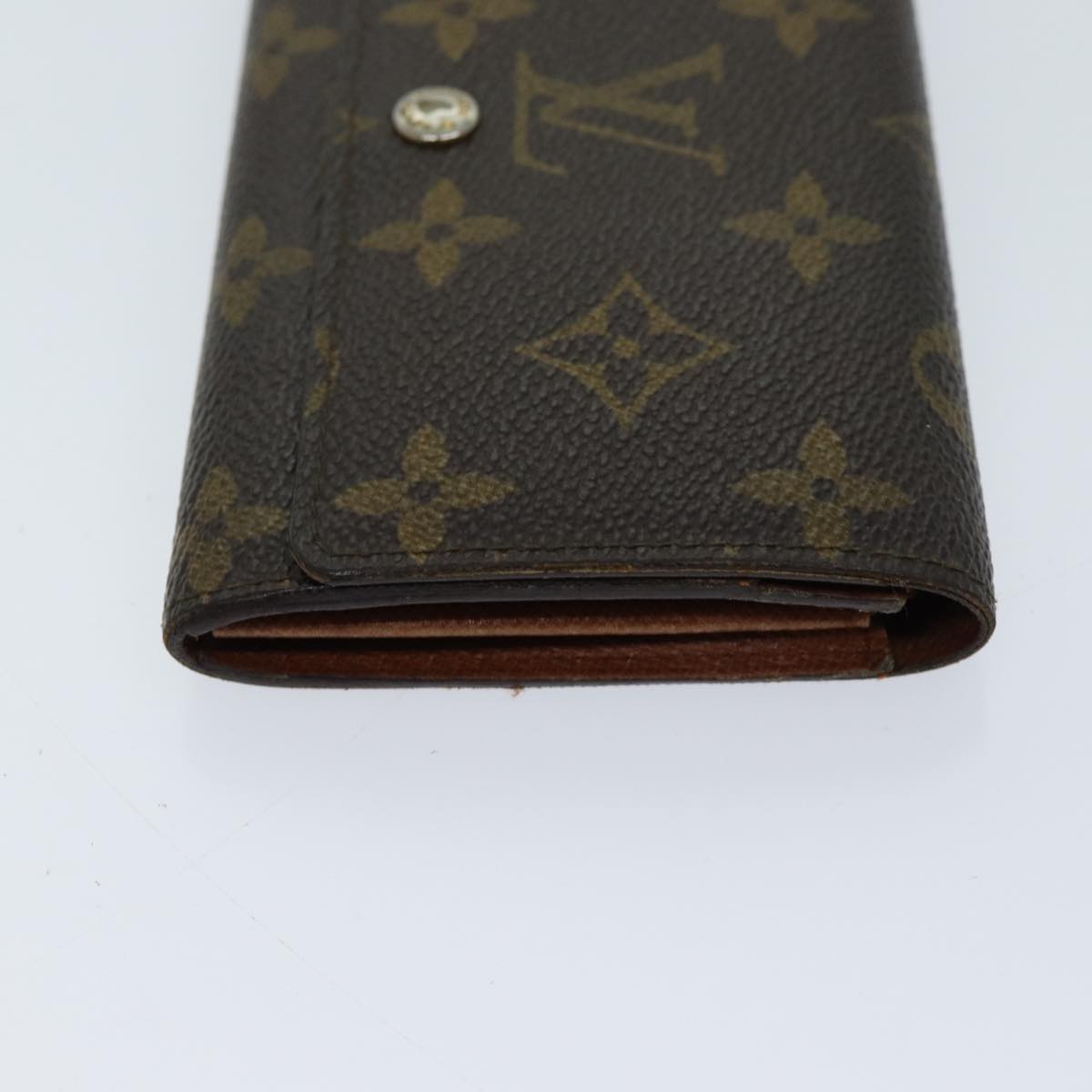 LOUIS VUITTON Monogram Porte Monnaie Billets Tresor Wallet M61730 LV 70058