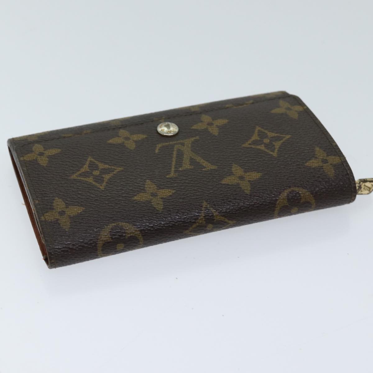 LOUIS VUITTON Monogram Porte Monnaie Billets Tresor Wallet M61730 LV 70058