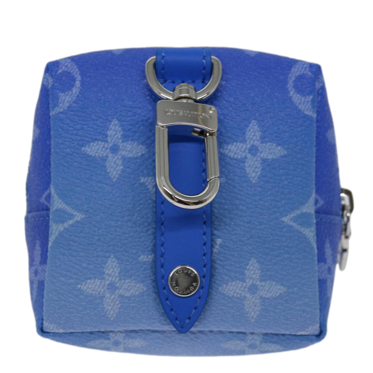 LOUIS VUITTON Monogram Clouds Bijoux Sac Squared Pouch Blue MP2792 70060S