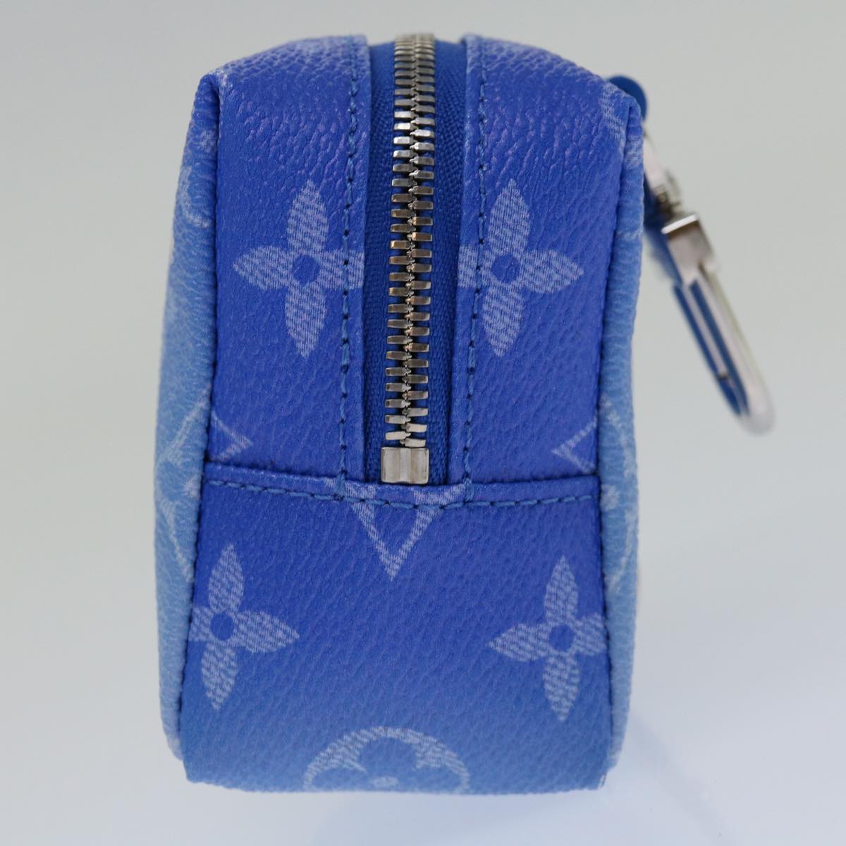 LOUIS VUITTON Monogram Clouds Bijoux Sac Squared Pouch Blue MP2792 70060S