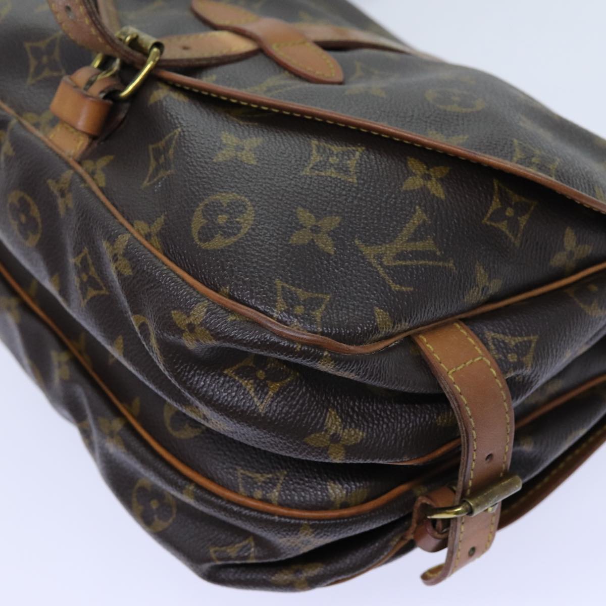 LOUIS VUITTON Monogram Saumur 30 Shoulder Bag M42256 LV 70067