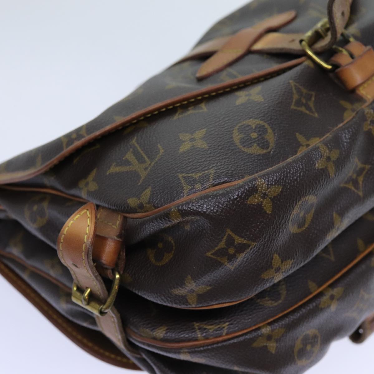 LOUIS VUITTON Monogram Saumur 30 Shoulder Bag M42256 LV 70067
