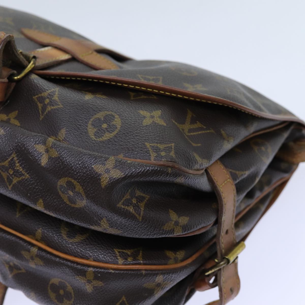 LOUIS VUITTON Monogram Saumur 30 Shoulder Bag M42256 LV 70067