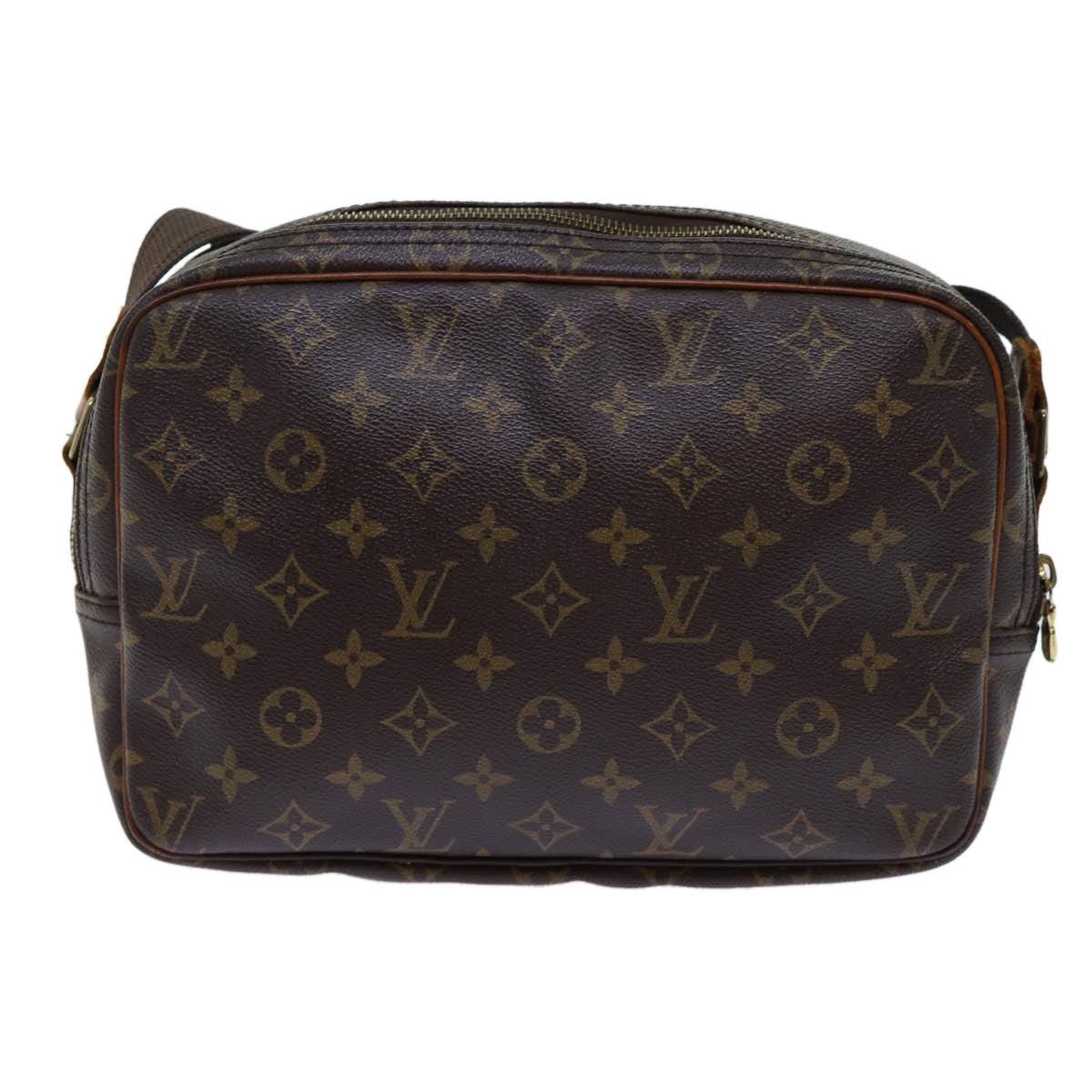 LOUIS VUITTON Monogram Reporter PM Shoulder Bag M45254 LV 70068