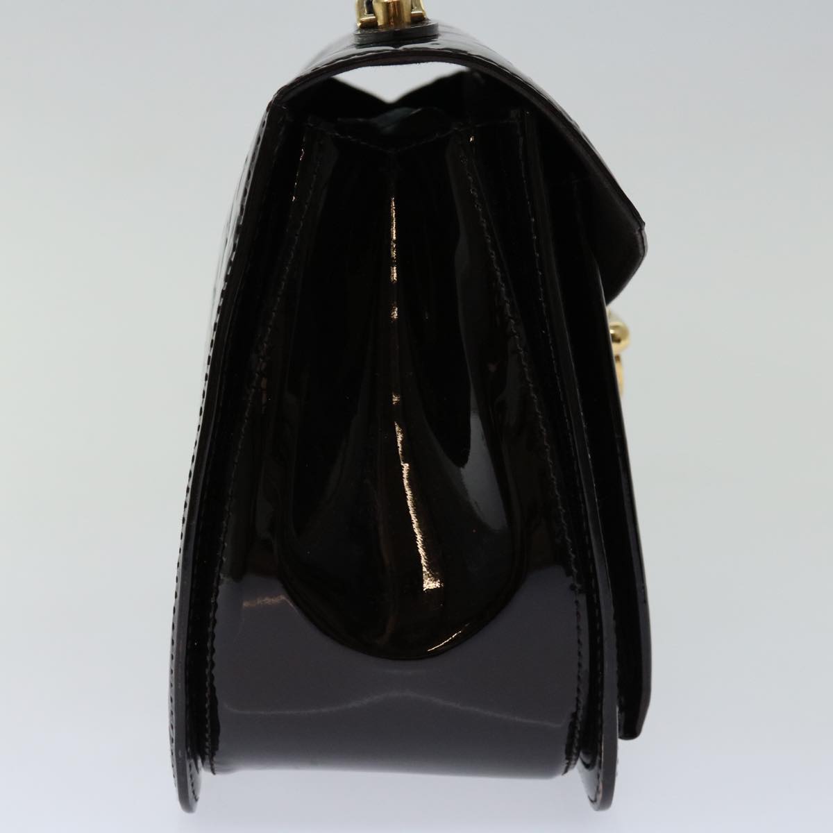 LOUIS VUITTON Monogram Vernis Mirada Hand Bag 2way Amarante M91397 LV 70069