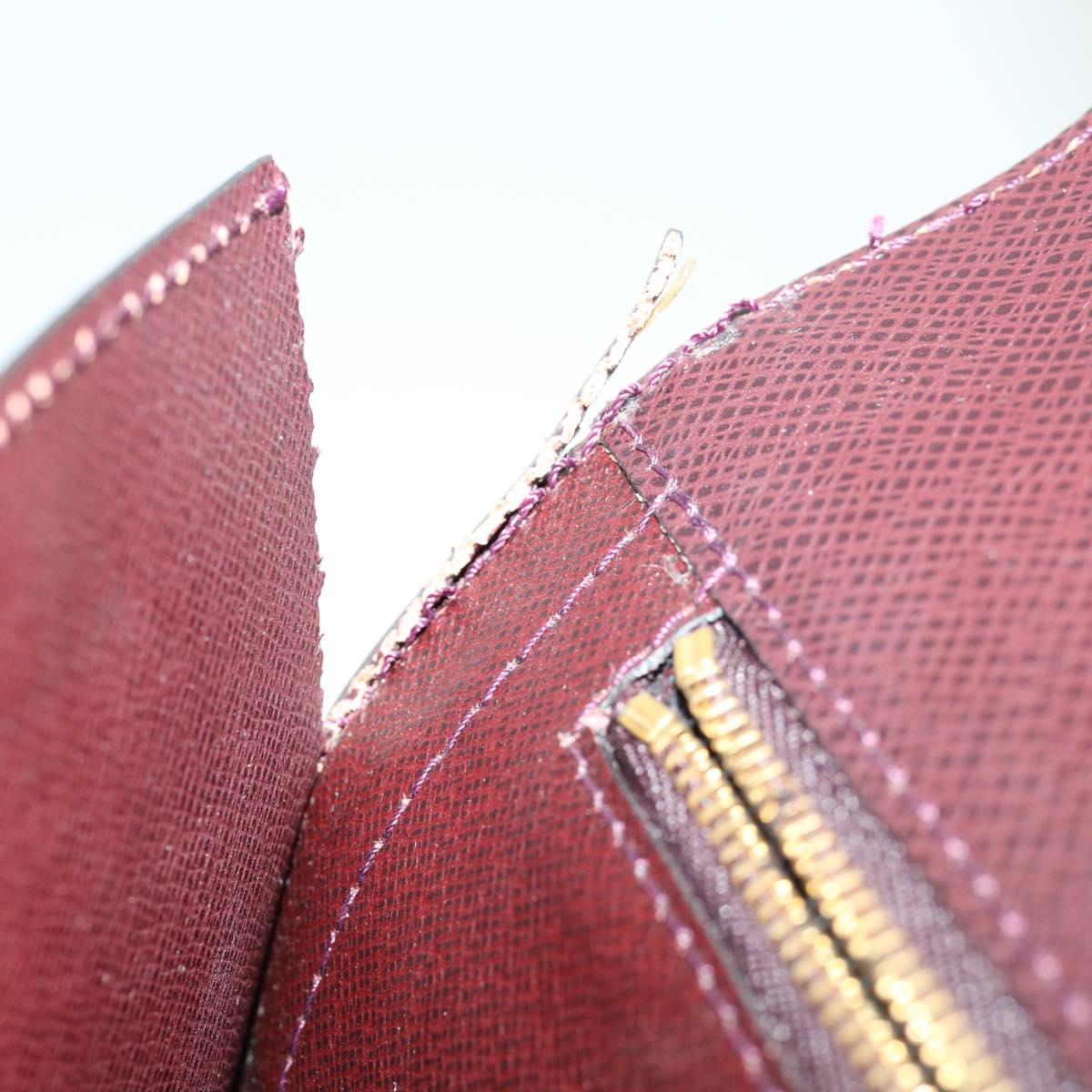 LOUIS VUITTON Taiga Monceau 28 Hand Bag 2way Acajou M32062 LV 70071