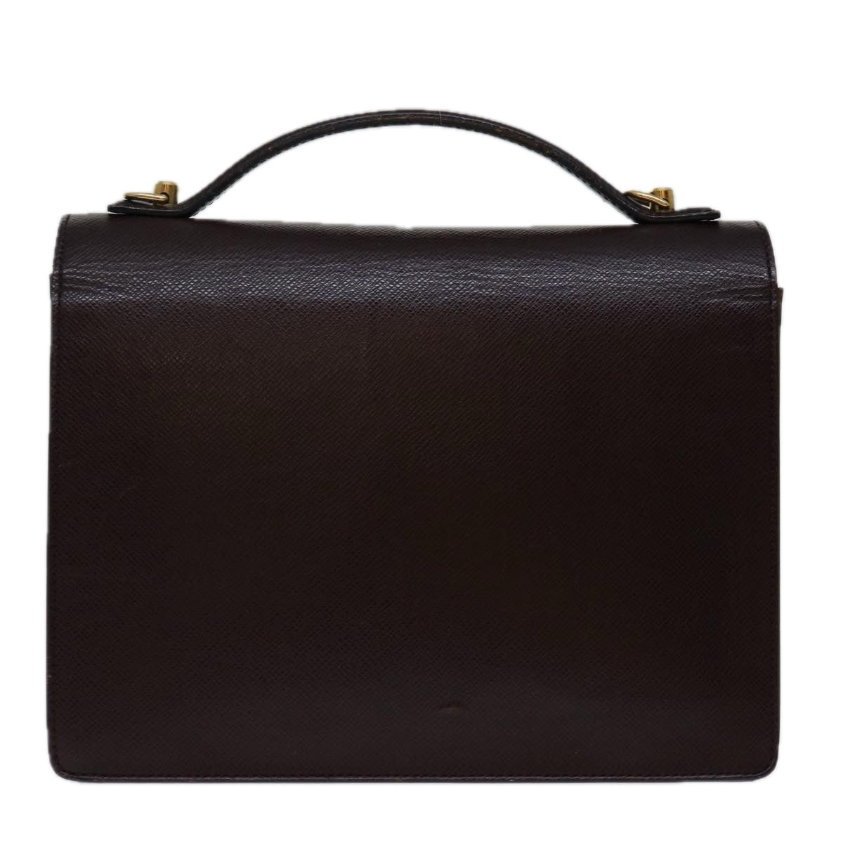 LOUIS VUITTON Taiga Monceau 28 Hand Bag 2way Acajou M32062 LV 70071