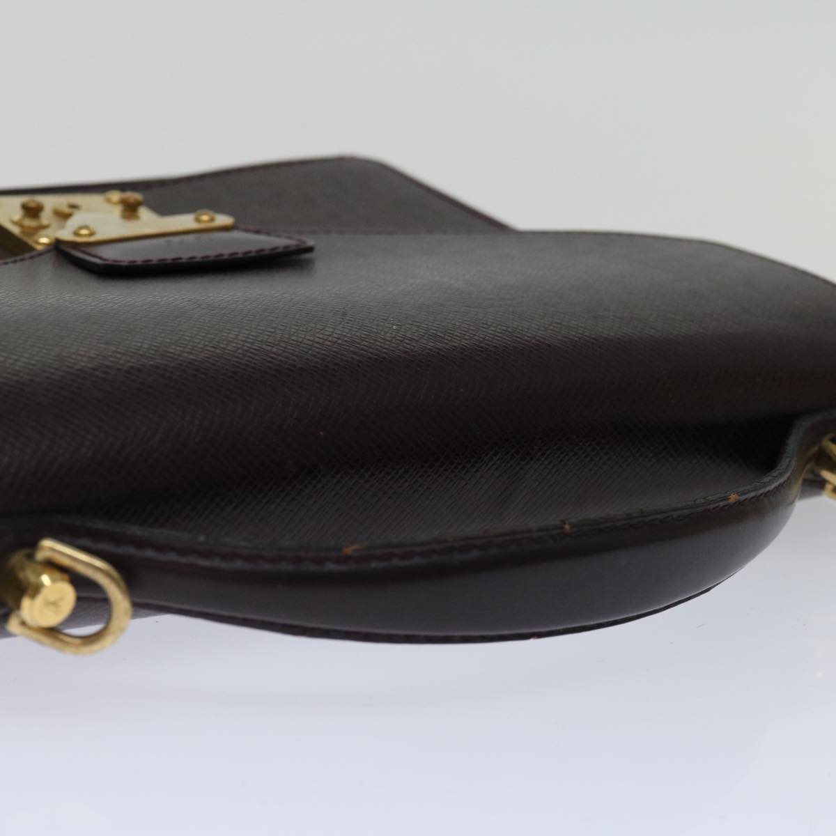 LOUIS VUITTON Taiga Monceau 28 Hand Bag 2way Acajou M32062 LV 70071