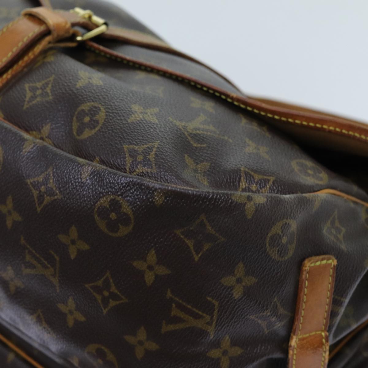 LOUIS VUITTON Monogram Saumur 35 Shoulder Bag M42254 LV 70072