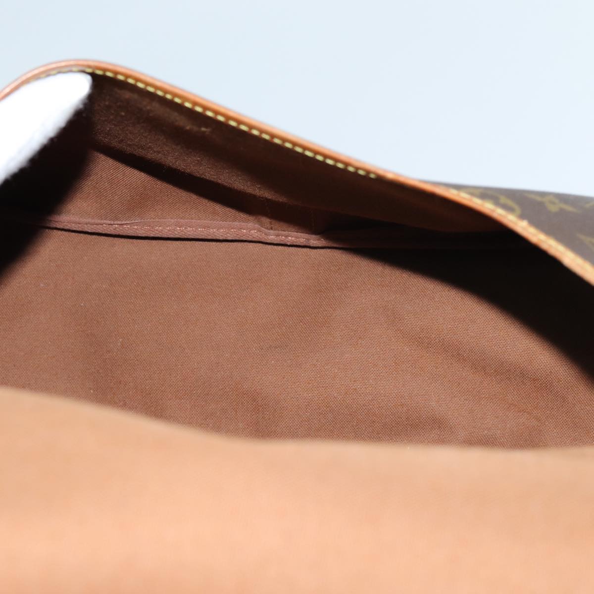 LOUIS VUITTON Monogram Saumur 35 Shoulder Bag M42254 LV 70072