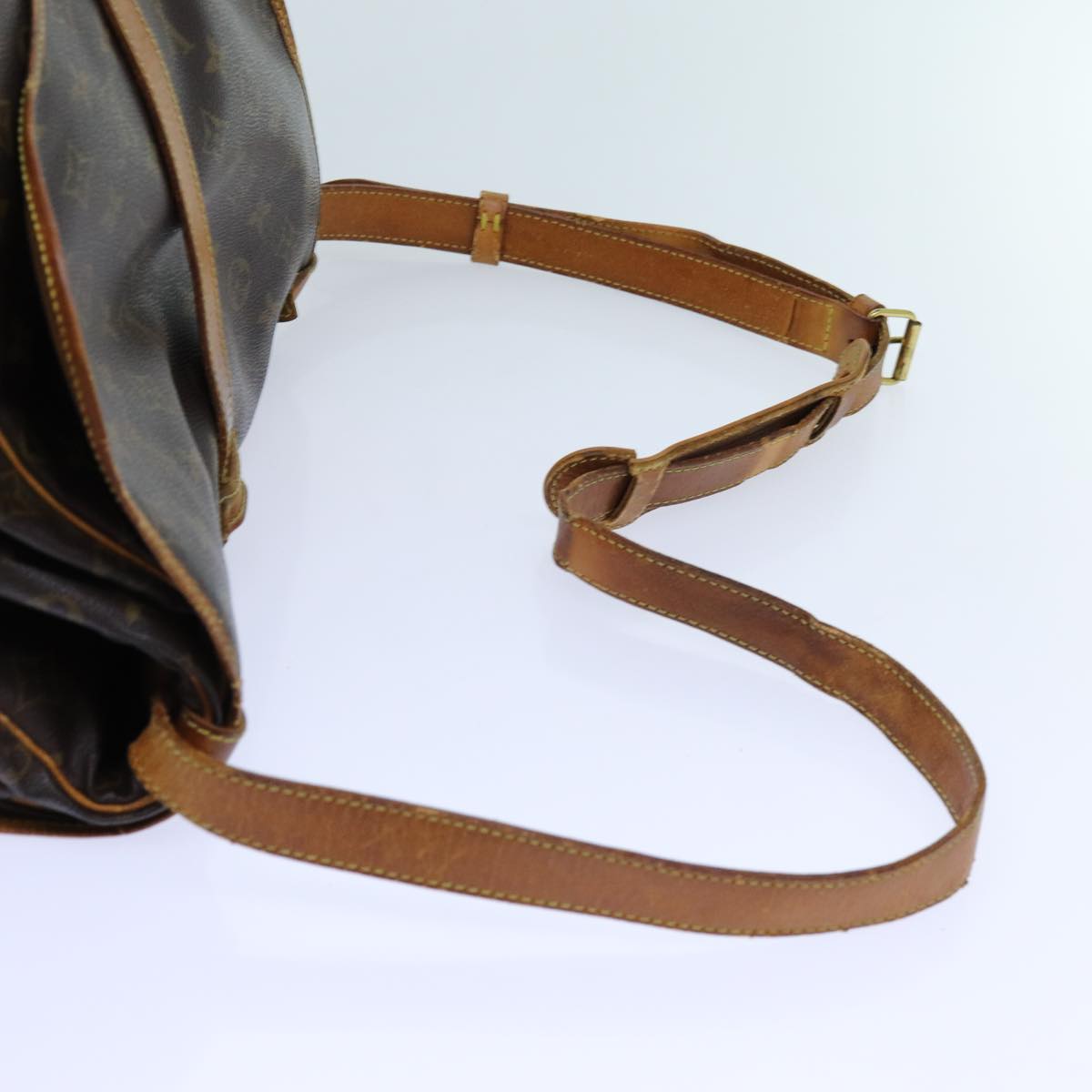 LOUIS VUITTON Monogram Saumur 35 Shoulder Bag M42254 LV 70072