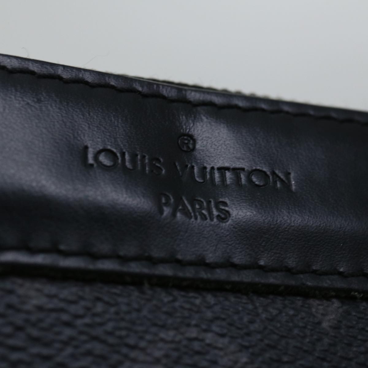 LOUIS VUITTON Monogram Eclipse Pochette Discovery Clutch Bag M62291 70078