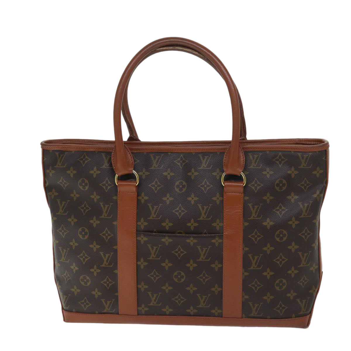 LOUIS VUITTON Monogram Sac Weekend PM Tote Bag M42425 LV 70086