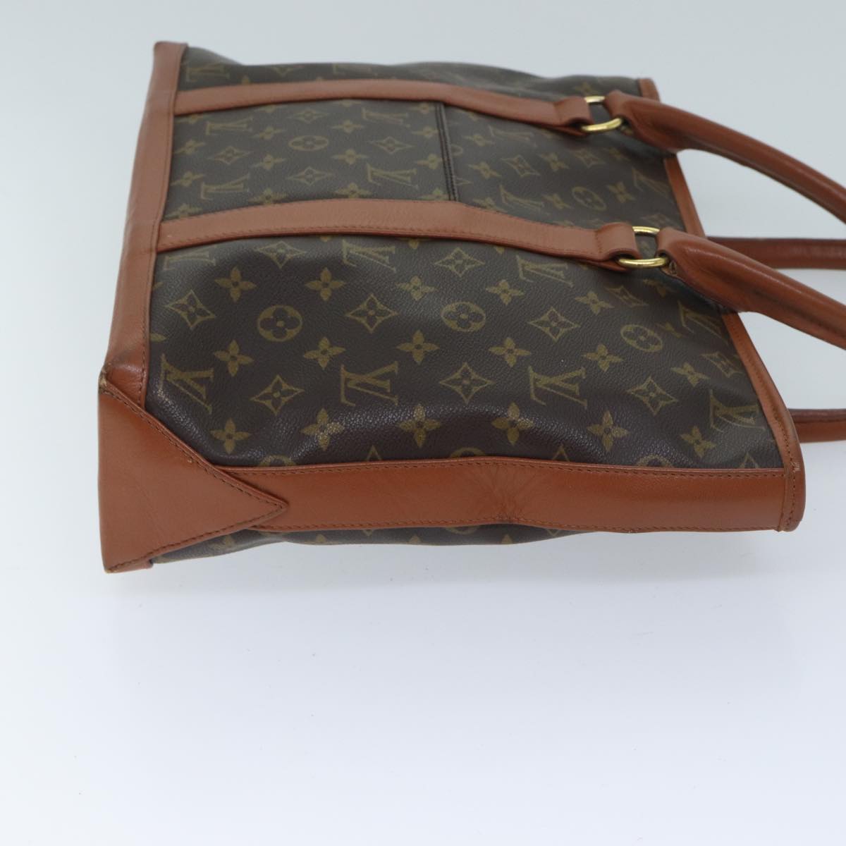 LOUIS VUITTON Monogram Sac Weekend PM Tote Bag M42425 LV 70086