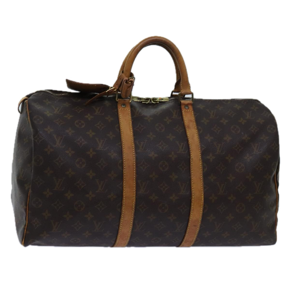 LOUIS VUITTON Monogram Keepall 50 Boston Bag M41426 LV 70097