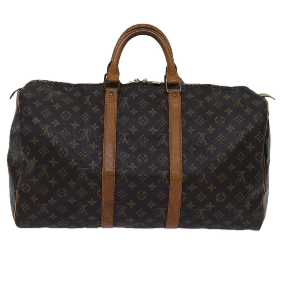 LOUIS VUITTON Monogram Keepall 50 Boston Bag M41426 LV 70098
