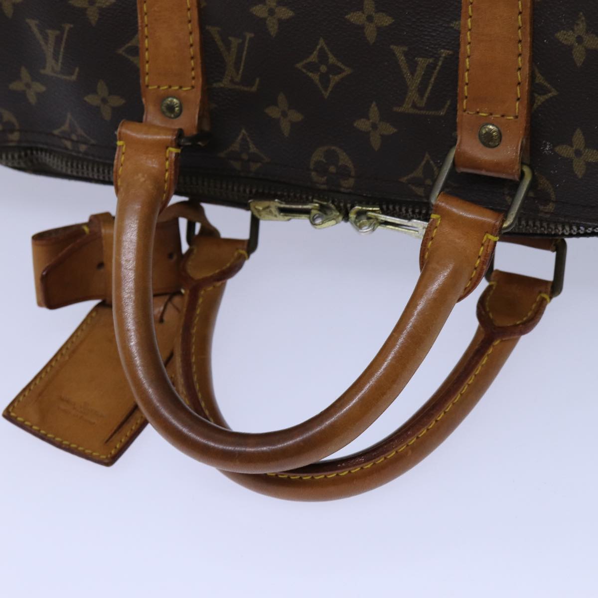 LOUIS VUITTON Monogram Keepall 50 Boston Bag M41426 LV 70098